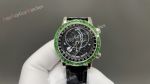 Patek Philippe Complications 40mm Cal.240 Q Movement Green Bezel Black Face Watch